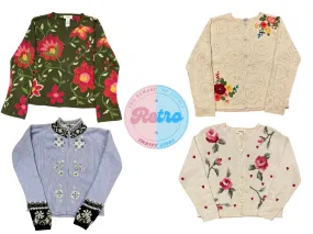 Floral Vibes Y2K Knit Mix: 5 Sweaters