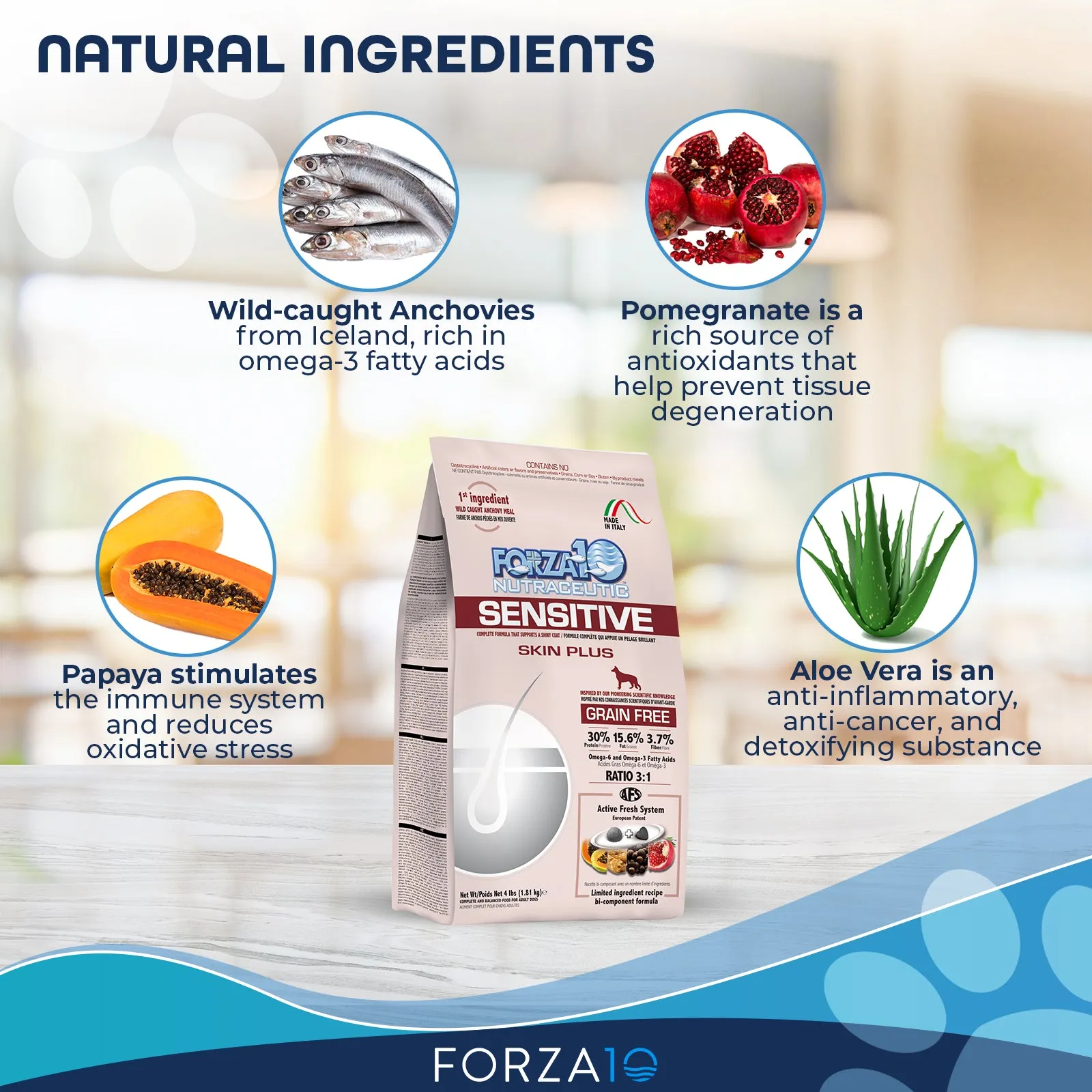 Forza10 Nutraceutic Sensitive Skin Plus Grain-Free Dry Dog Food