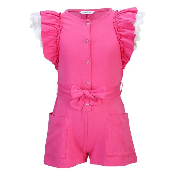 GIRLS PINK ROMPER