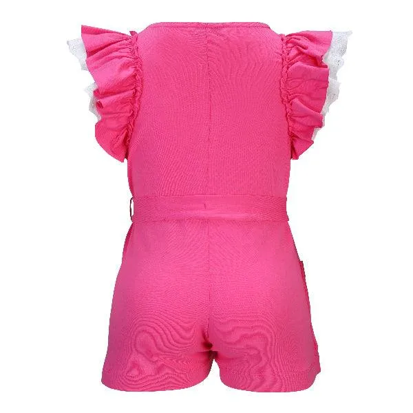 GIRLS PINK ROMPER