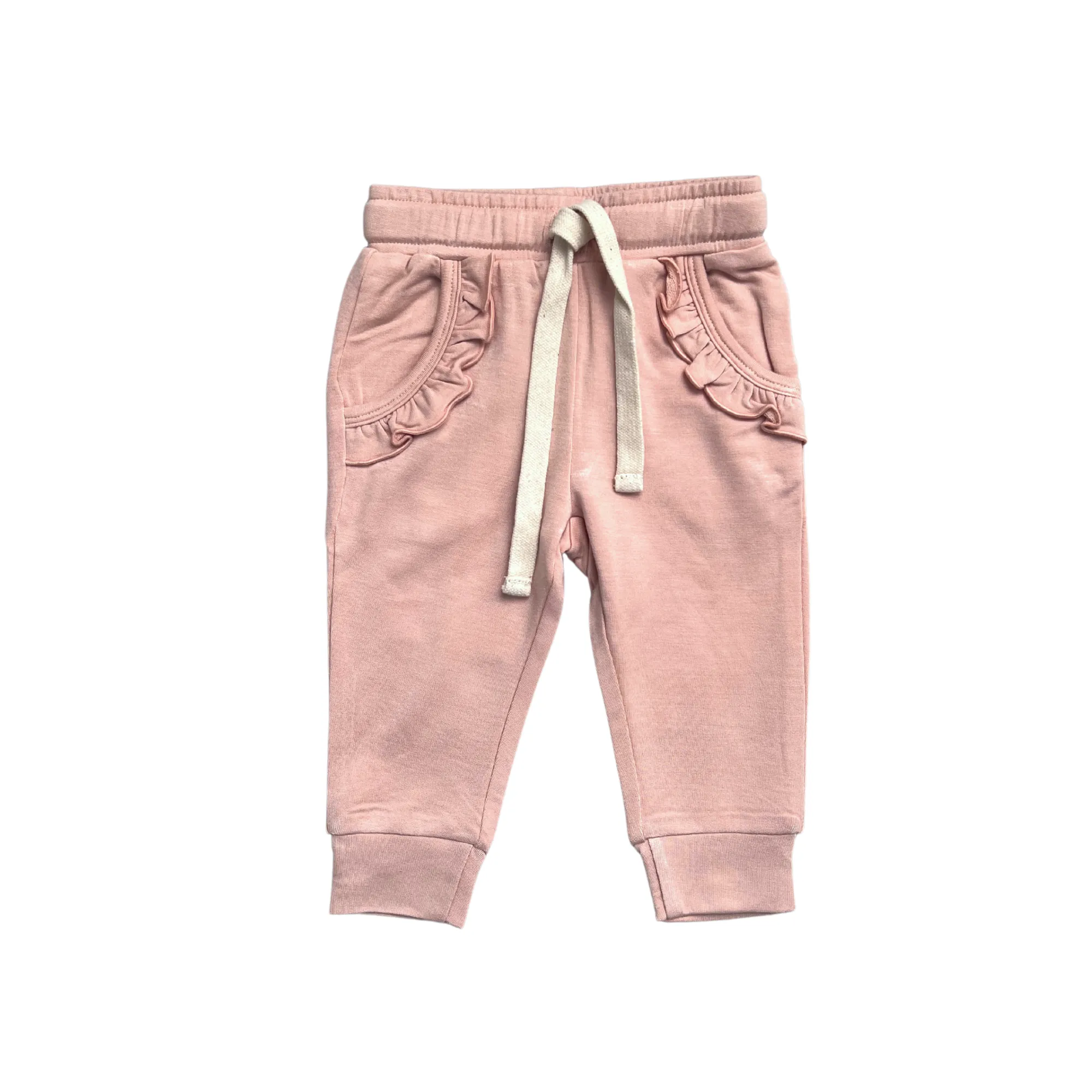 Girl's Ruffle Joggers