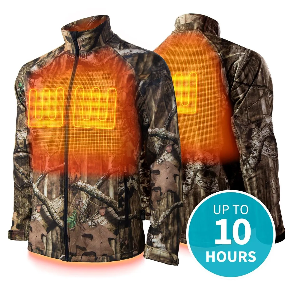 Gobi Heat Men's Sahara Heated Hunting Jacket - Mossy Oak Camo