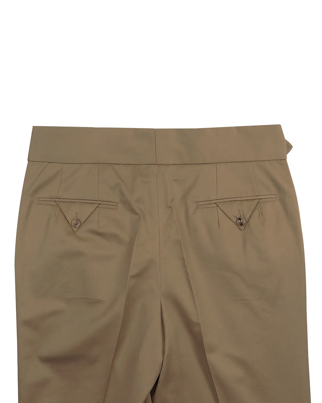 Gurkha Pant in British Khaki Twill Chino 9 Oz