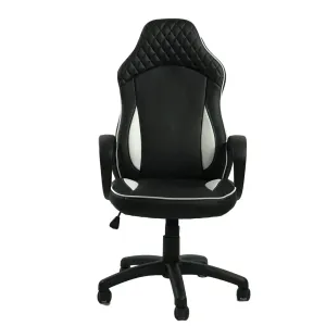 HAWK SERIES/ 1093H GAMING CHAIR (BLACK & White)