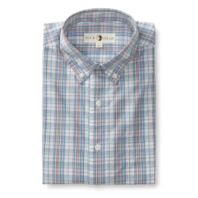 Hayford Plaid Cotton Poplin Sport Shirt