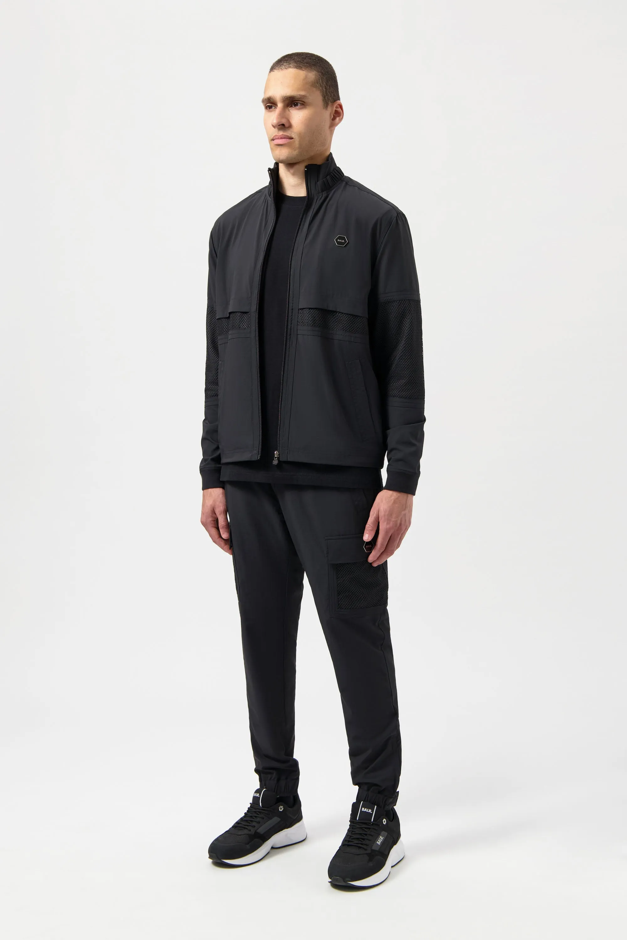 Hexline Regular Fit Track Jacket Jet Black