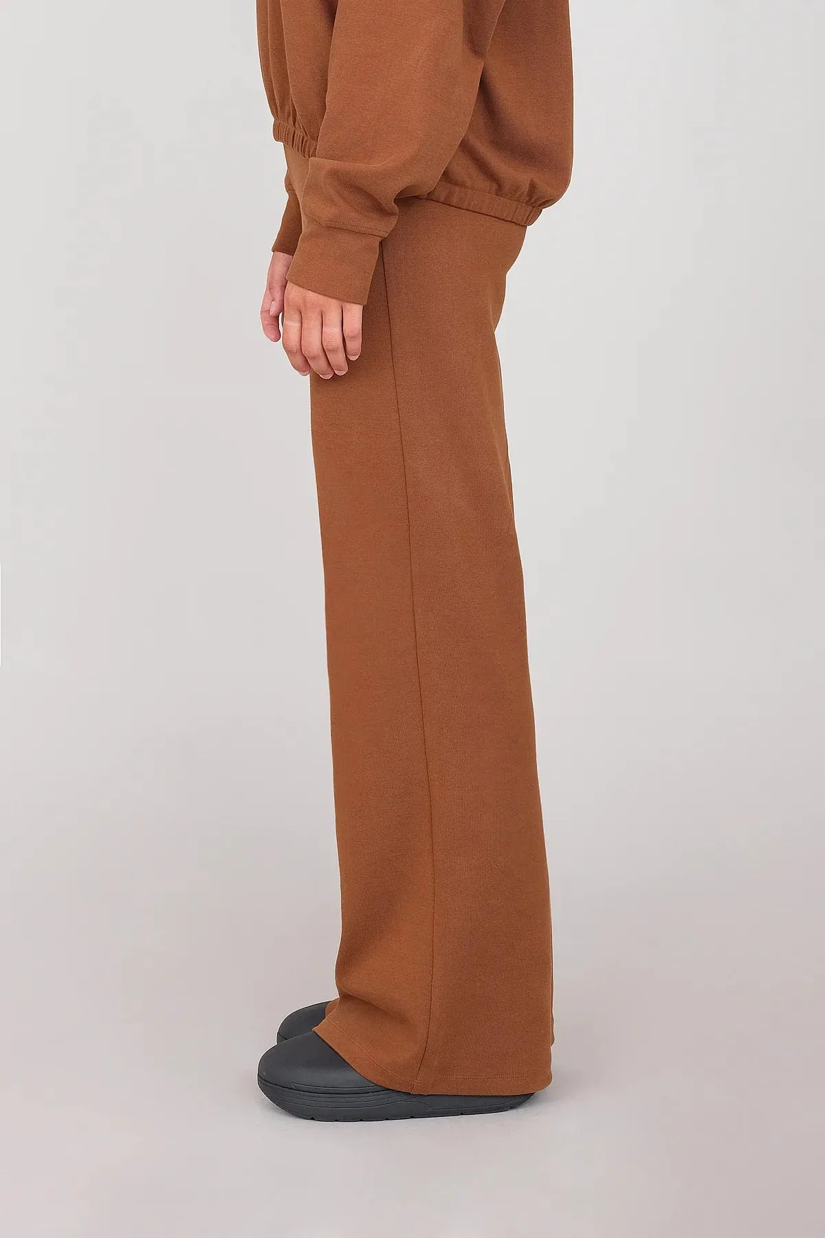 Interlock Palazzo Pants Peanut