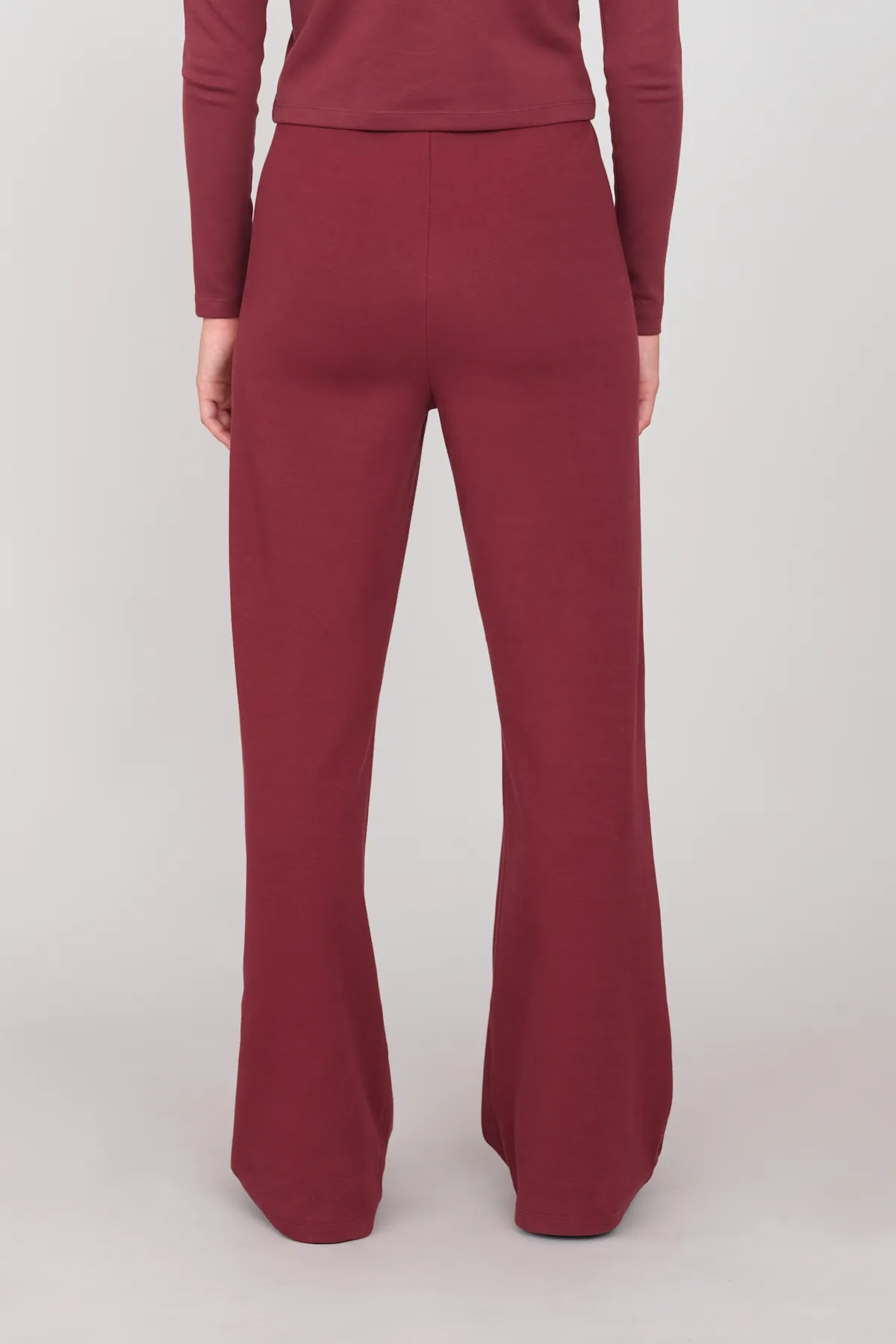 Interlock Palazzo Pants Prune