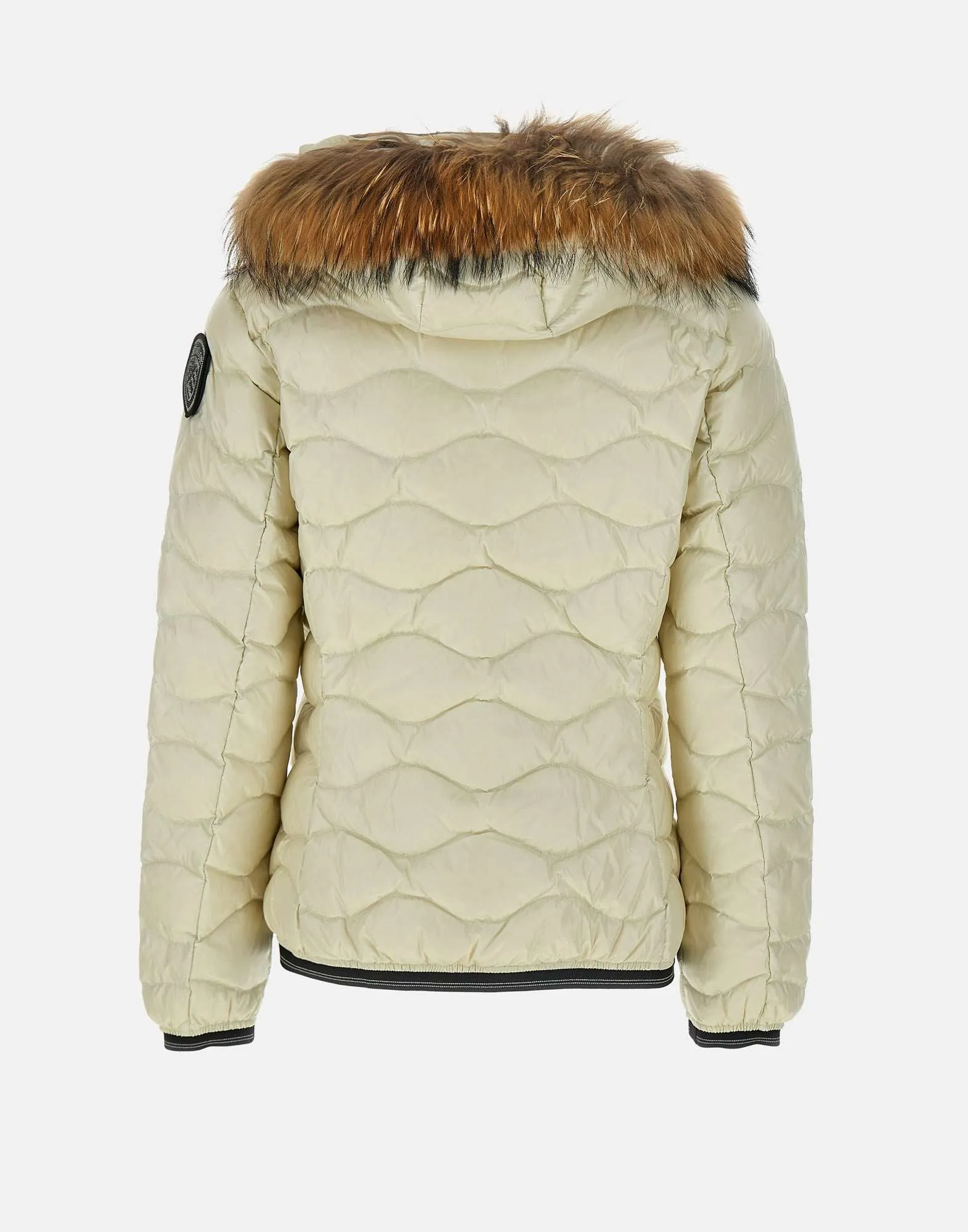 Ivory White Aldie Down Jacket