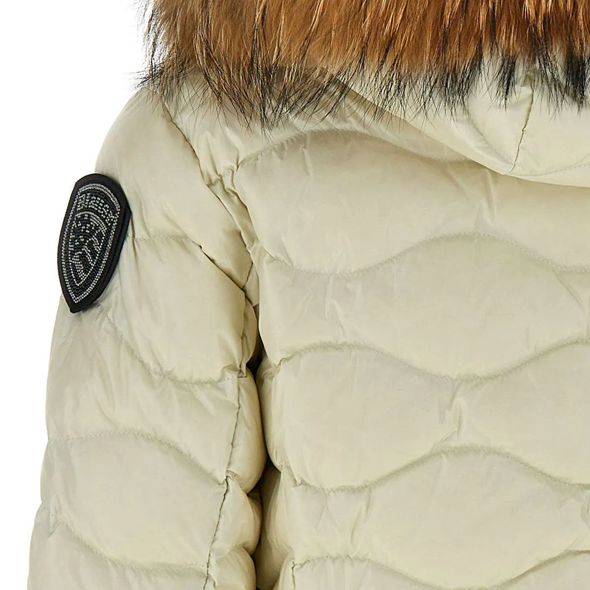 Ivory White Aldie Down Jacket