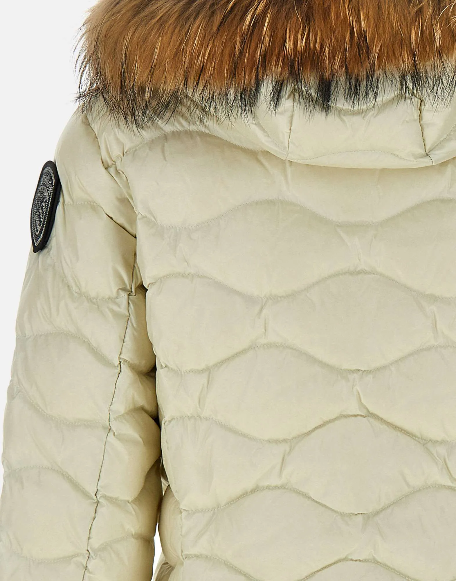 Ivory White Aldie Down Jacket