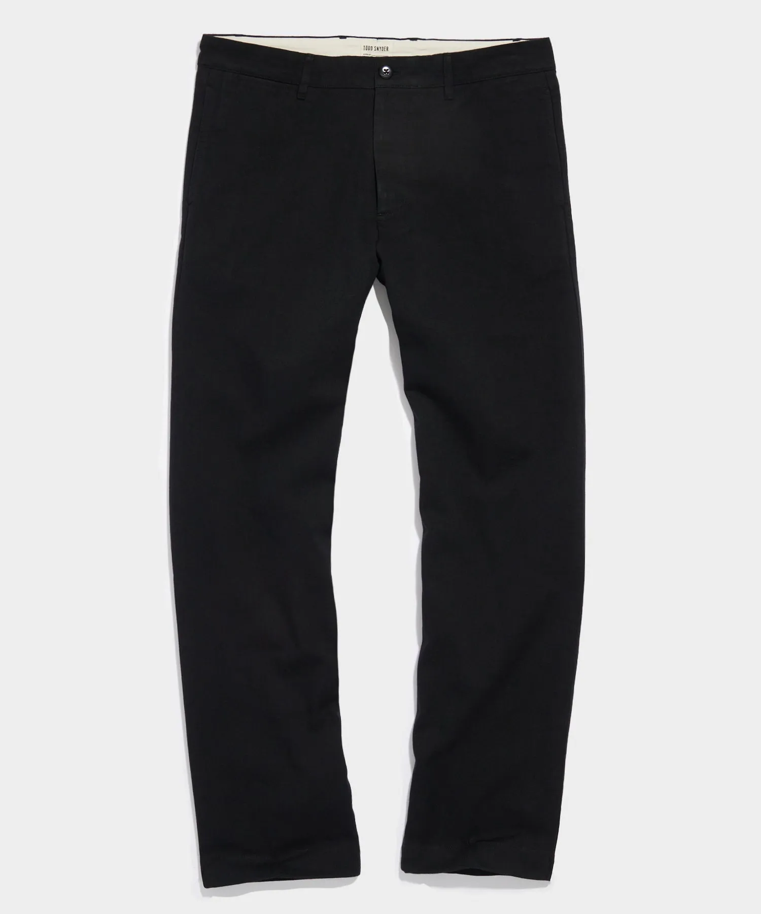 Japanese Relaxed Fit Selvedge Chino in Black