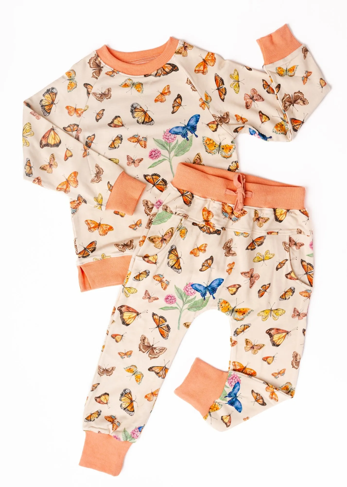 Kensington's Butterflies Jogger Set