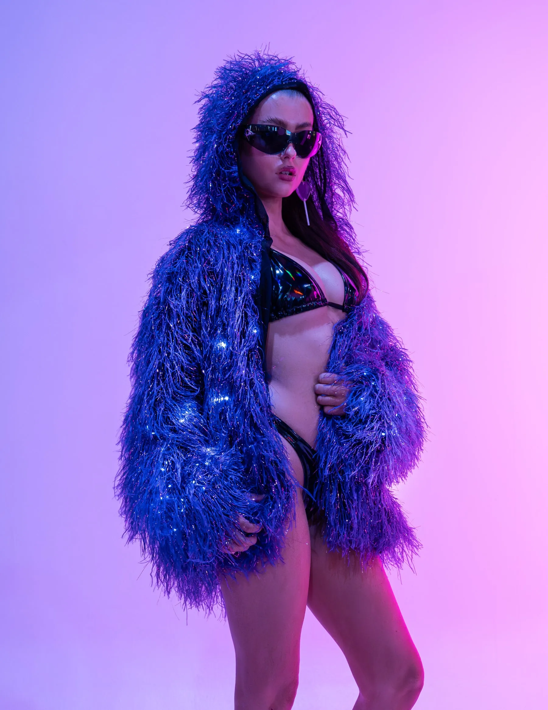 LED Purple Funkmaster Coat