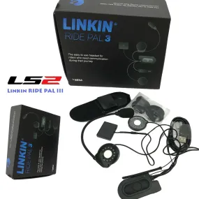 Lin kin III Bluetooth Intercom for LS2 FF900 Valiant Modular Flip Over Flip Front Full Face / Open Face Motorcycle Helmet