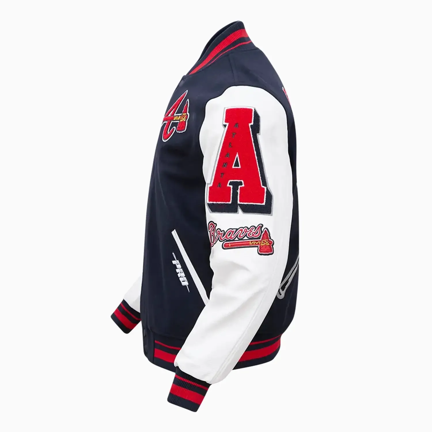 Men's Atlanta Braves 2021 World Series MLB Wool Varsity Jacket