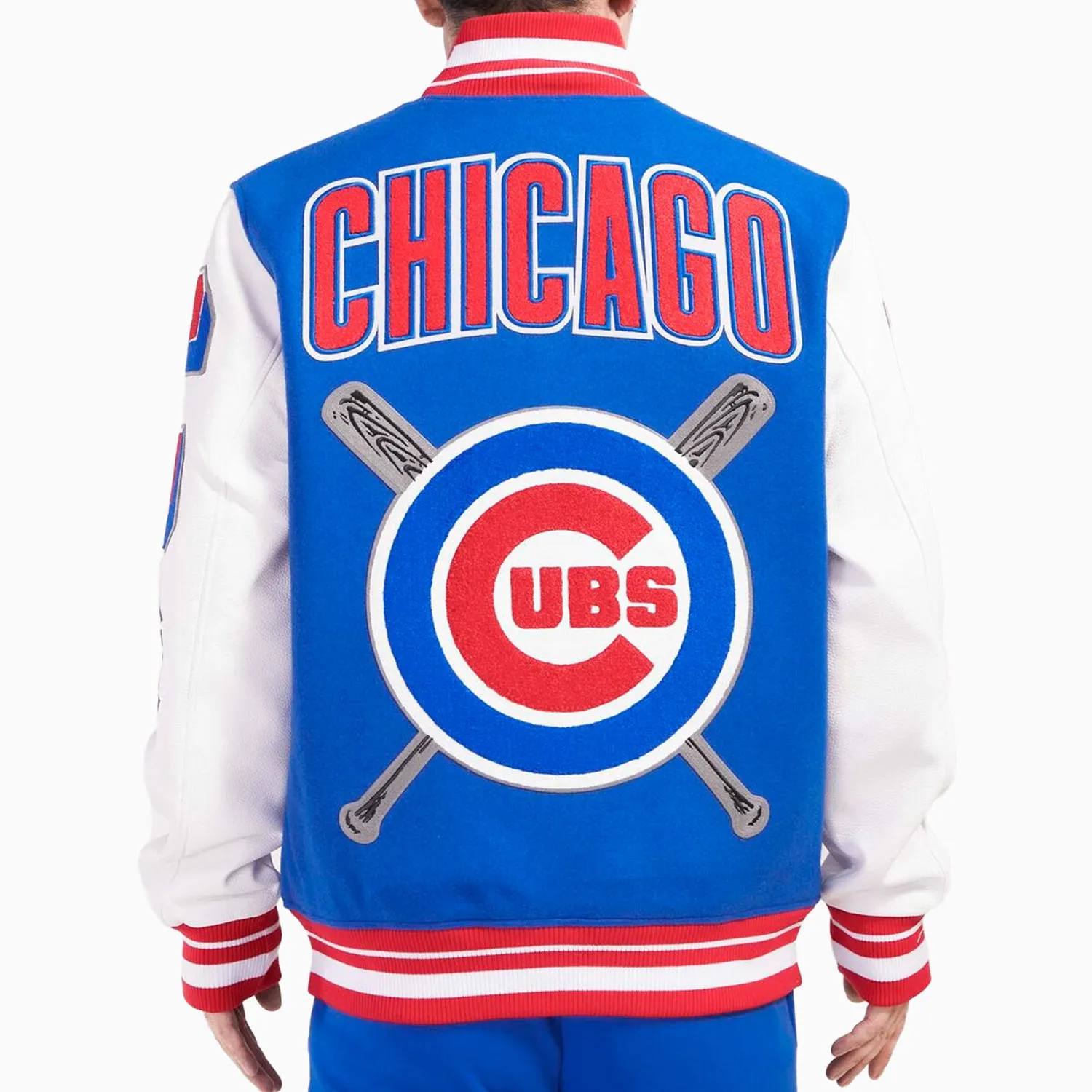 Men's Chicago Cubs MLB Mash Up Varsity Jacket