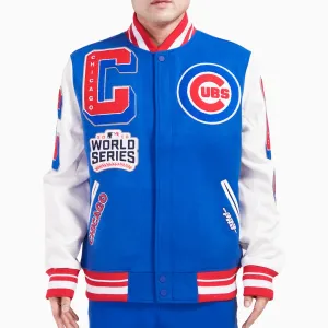 Men's Chicago Cubs MLB Mash Up Varsity Jacket