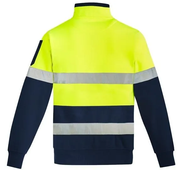 Mens Hi Viz, 1/4 Zip Pullover - Hoop Taped