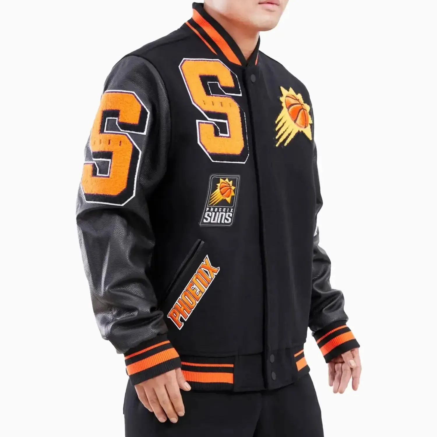 Men's NBA Phoenix Suns Mashup Logo Varsity Jacket