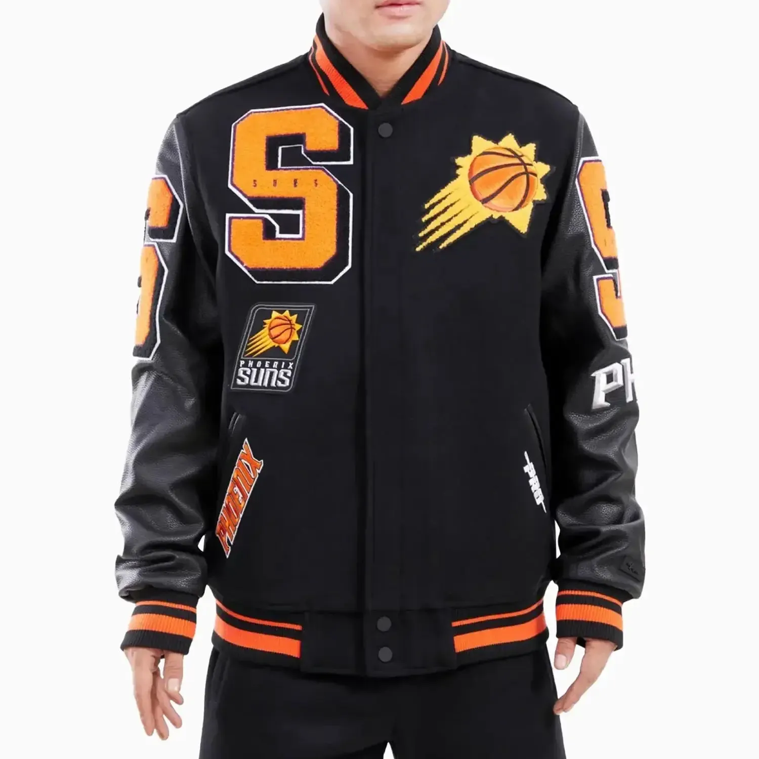 Men's NBA Phoenix Suns Mashup Logo Varsity Jacket