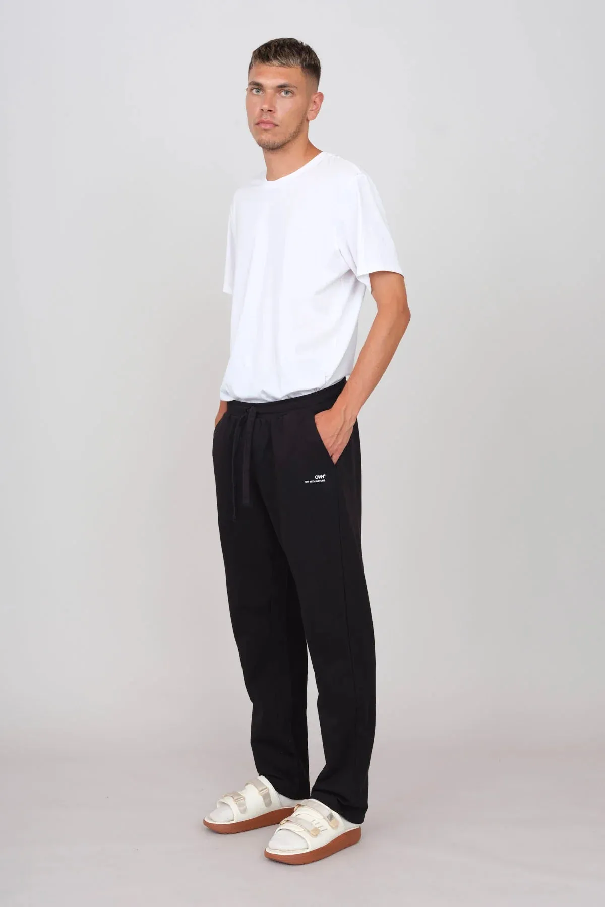 Men's Straight Joggers Black