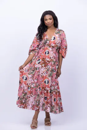 MISA Los Angeles YSA Dress in Resort Batik