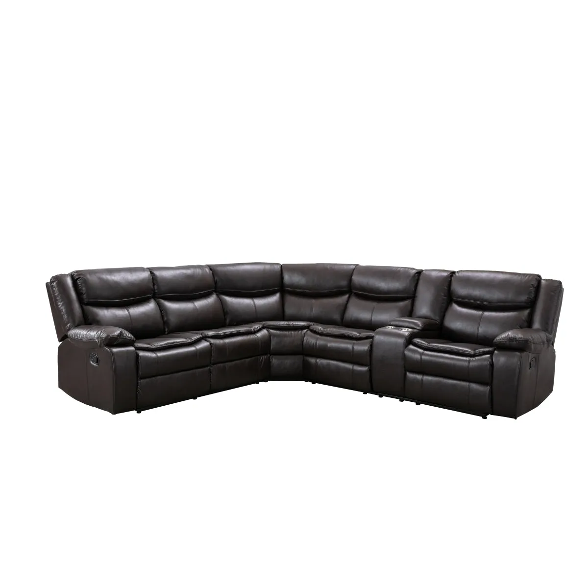 Modular Comfort Reclining Sectional with Console