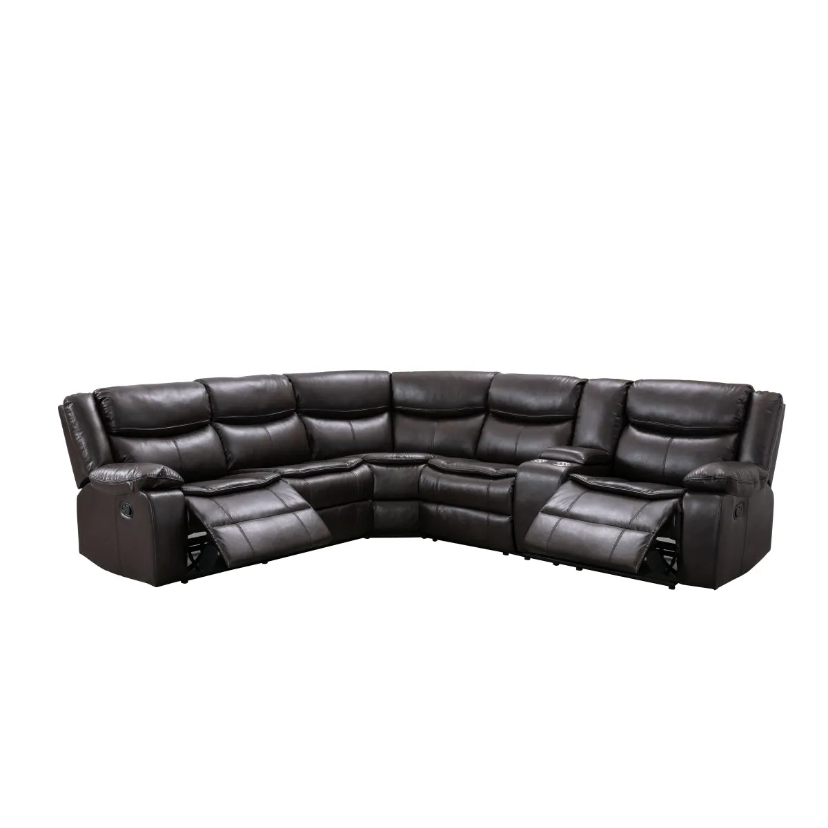 Modular Comfort Reclining Sectional with Console