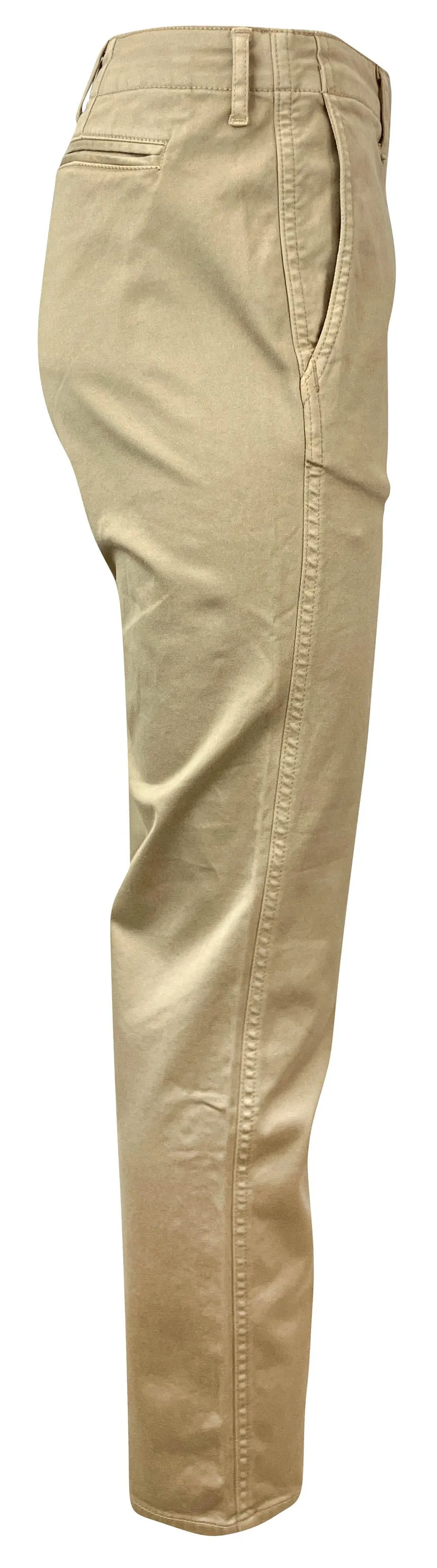 Moussy Vintage Ansley Chino Pants in Beige