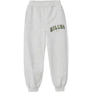 Name It Light Grey Melange Losefine Loose Sweatpants