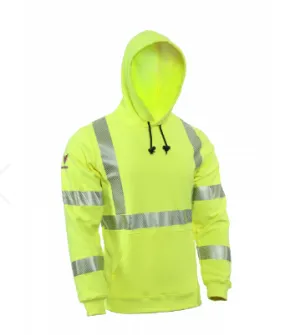 National Safety Apparel Drifire SWSHEC3 Tecgen FR HI-VIS Pullover Sweatshirt - Type R