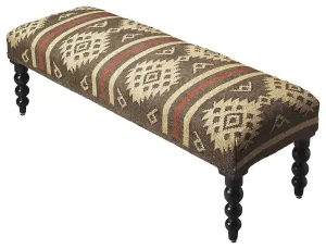 Navajo Jute Upholstered 48"W Bench in Assorted  4288999