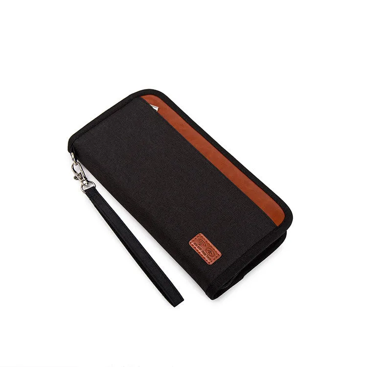 New Arrival Multi-Functional RFID Passport Holder Ticket Clip Portable Travel Waterproof Document Storage Wallet Card Holder