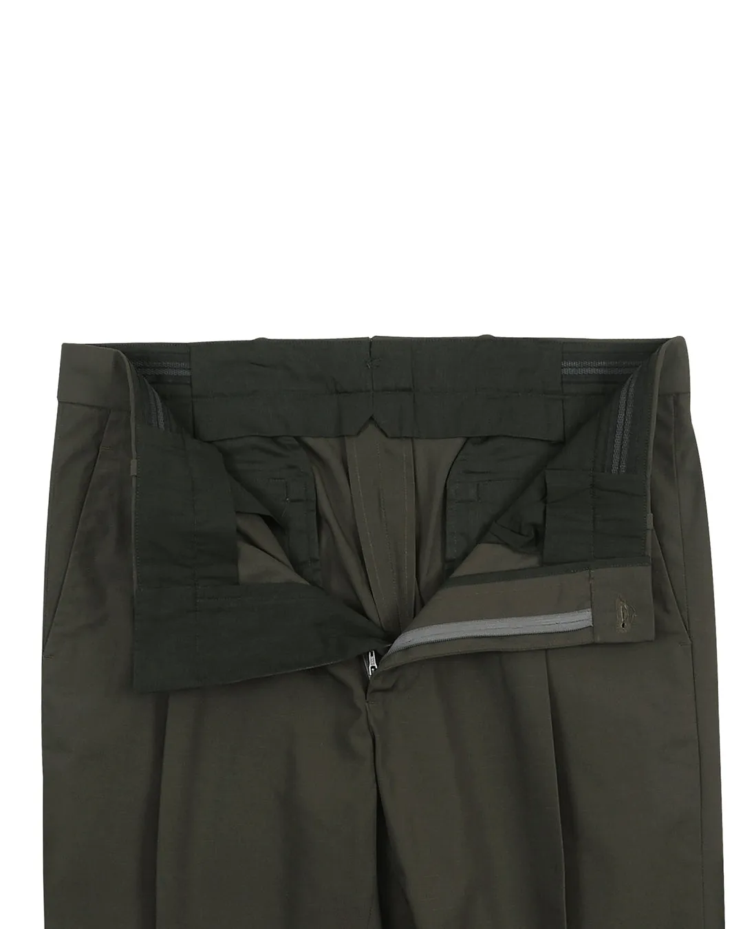 Olive Ripstop Chino Pants