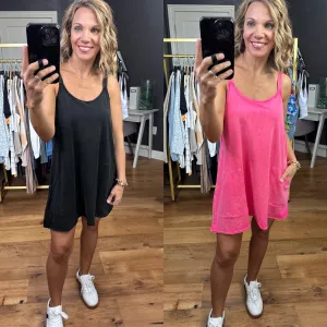 Out & About Dress With Romper Lining - Multiple Options