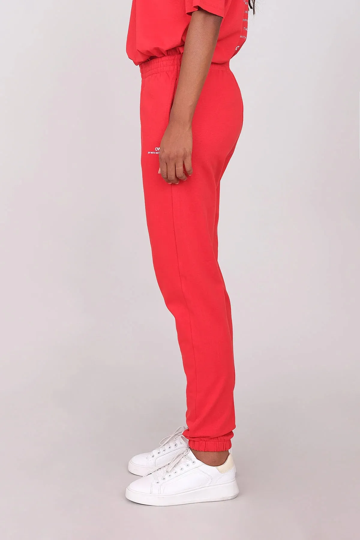 Oversize Unisex Joggers Red