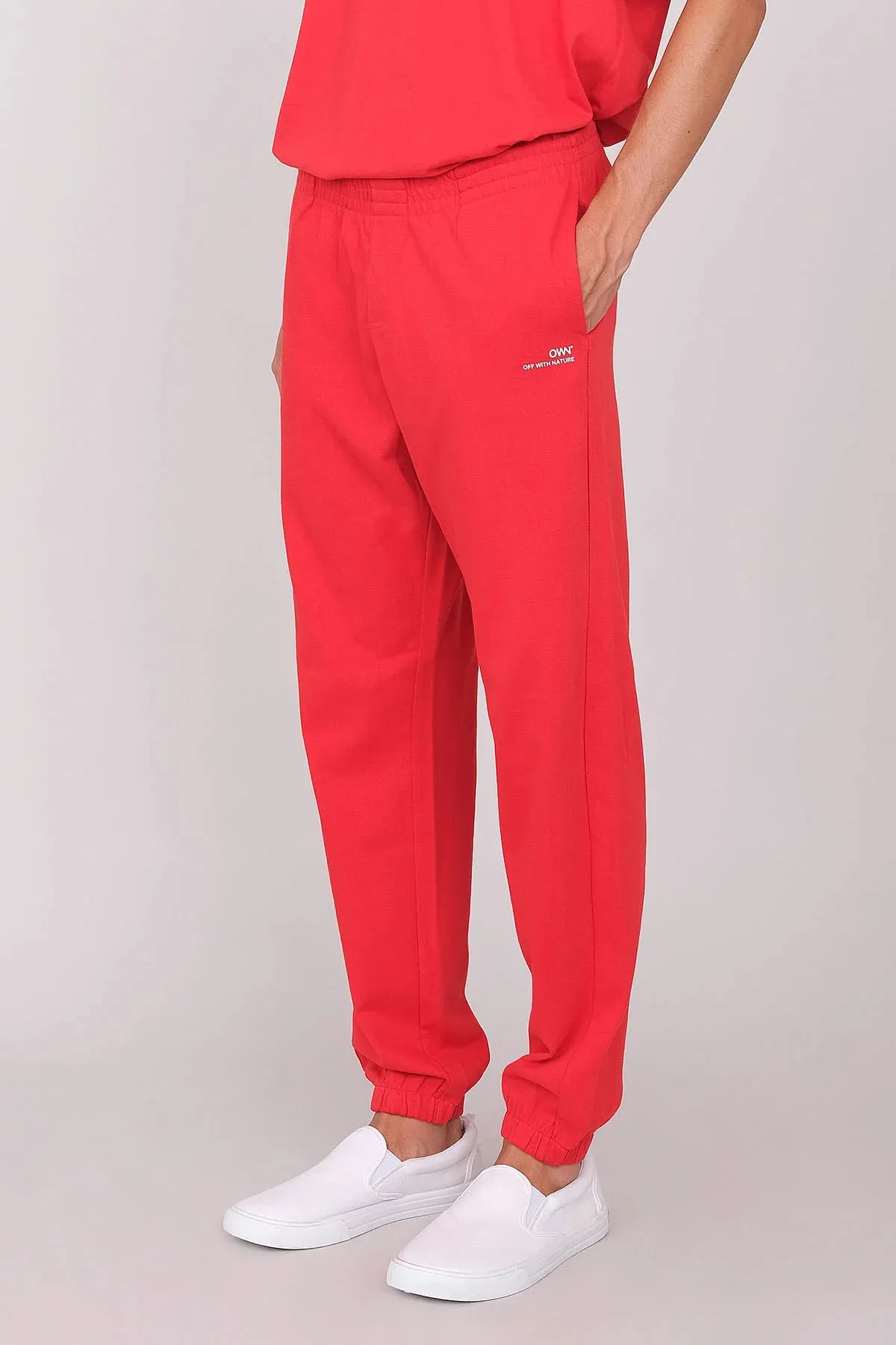 Oversize Unisex Joggers Red