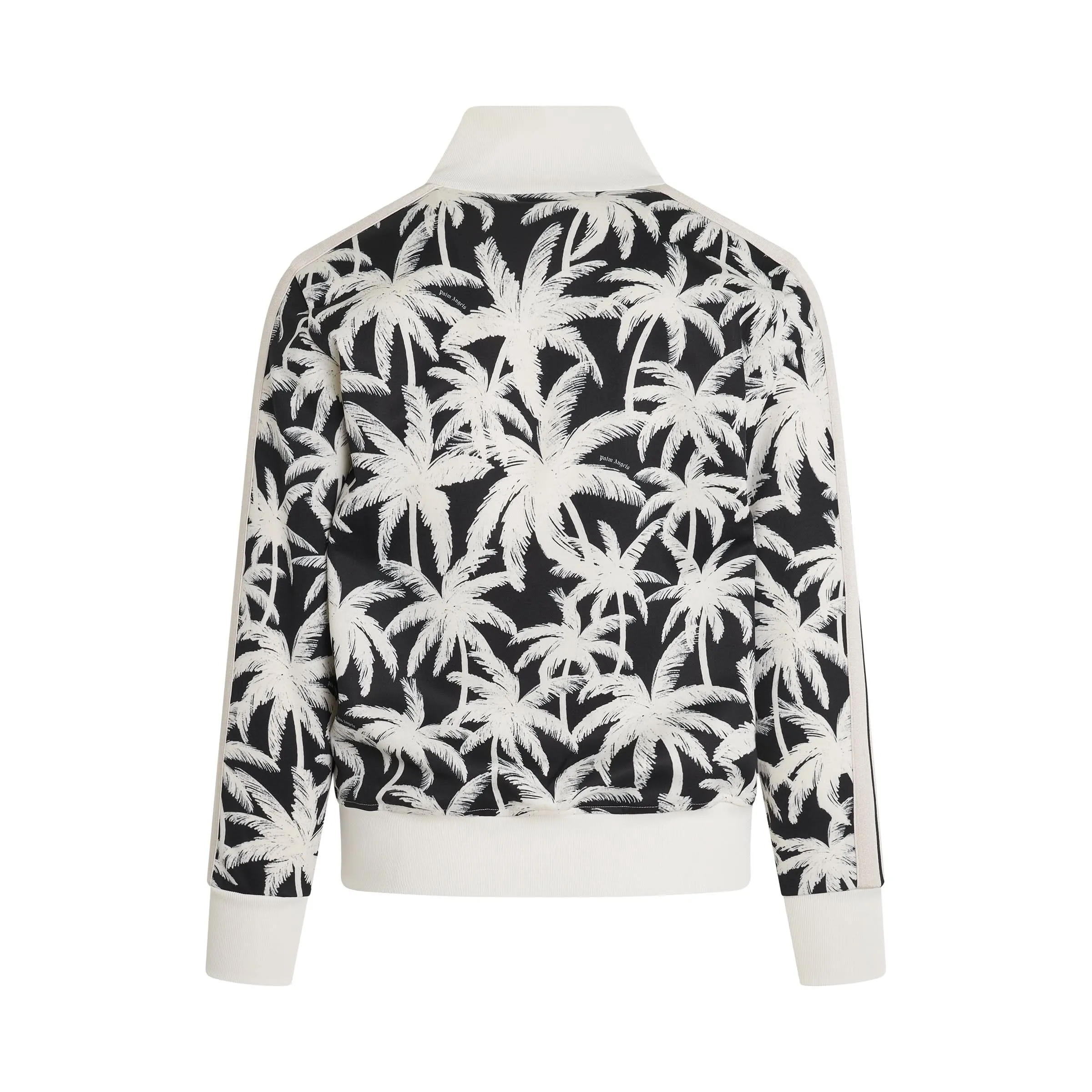 Palms All over Track Jacket in Black/Off White