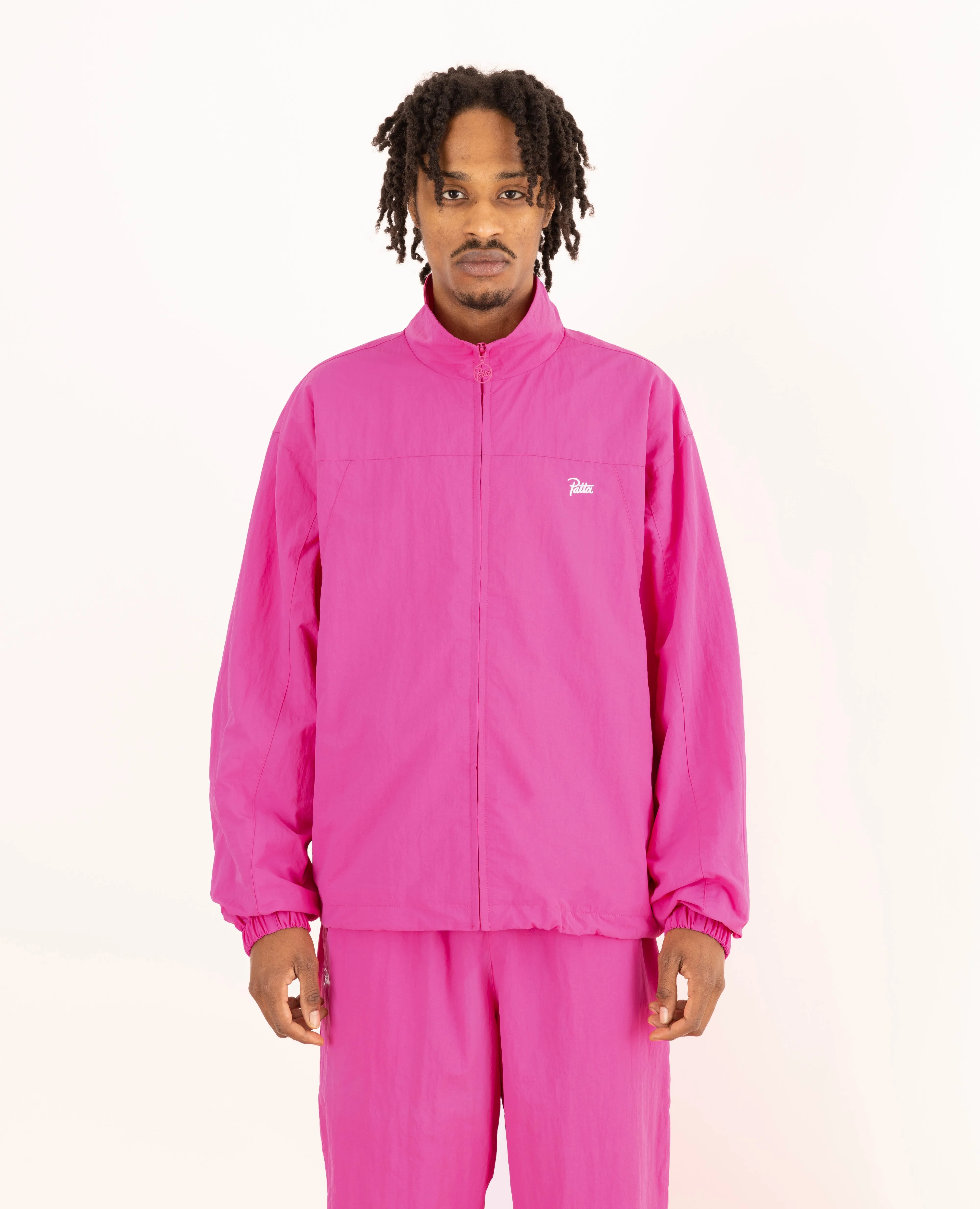 Patta Basic Nylon M2 Track Jacket (Rose Violet)