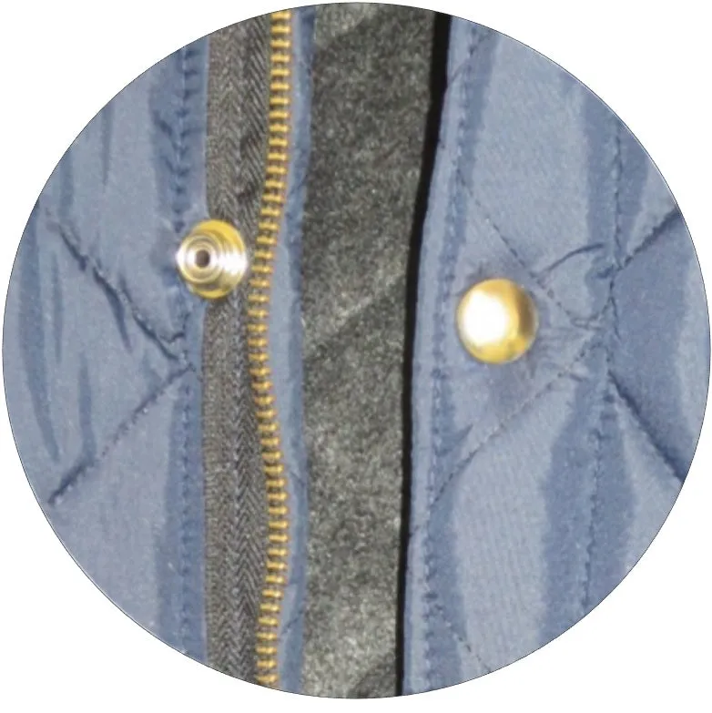 Polyester Short Freezer Jacket | Thermal Lining, Zipper and Snaps | -20°C