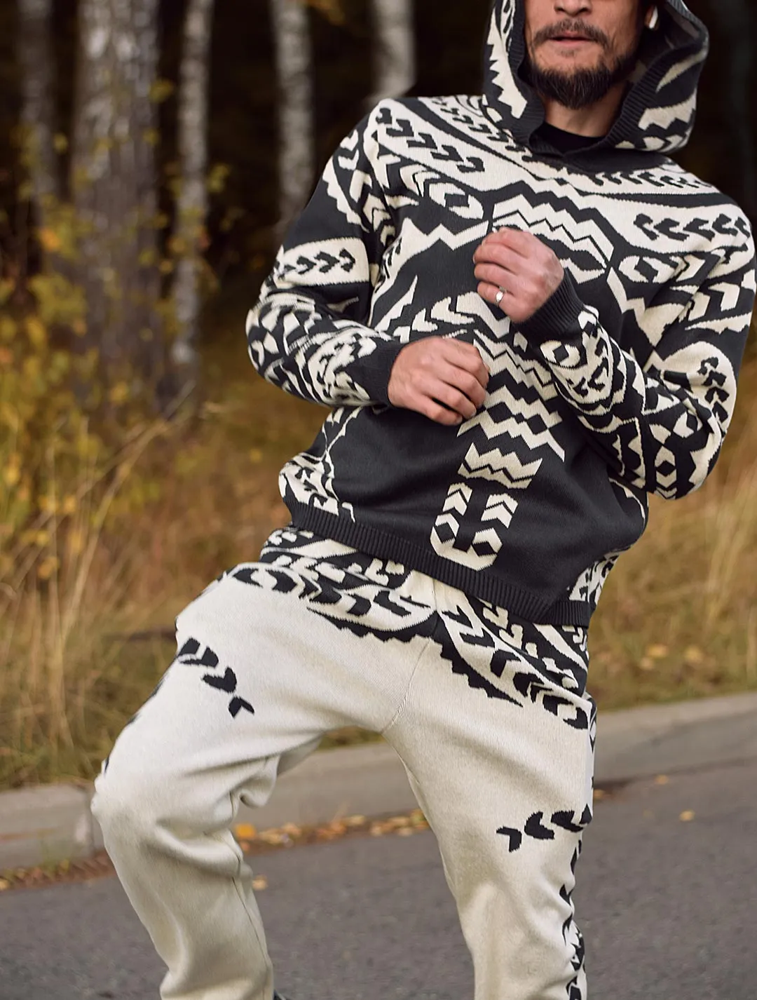 Polynesia Unisex Knit Tracksuit Set by EGOSYSTEMA