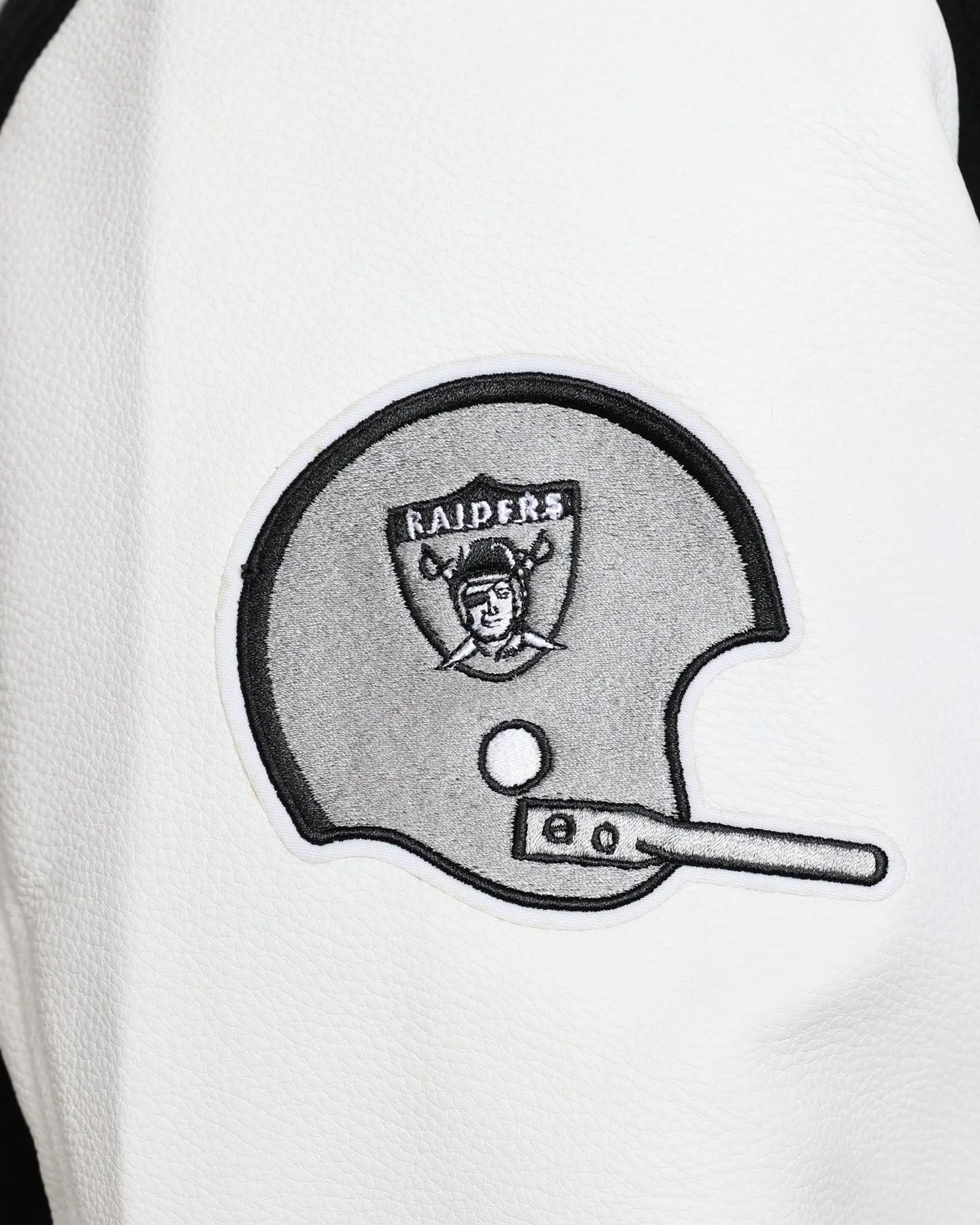 Pro Standard Oakland Raiders Wool Varsity Jacket Black/White