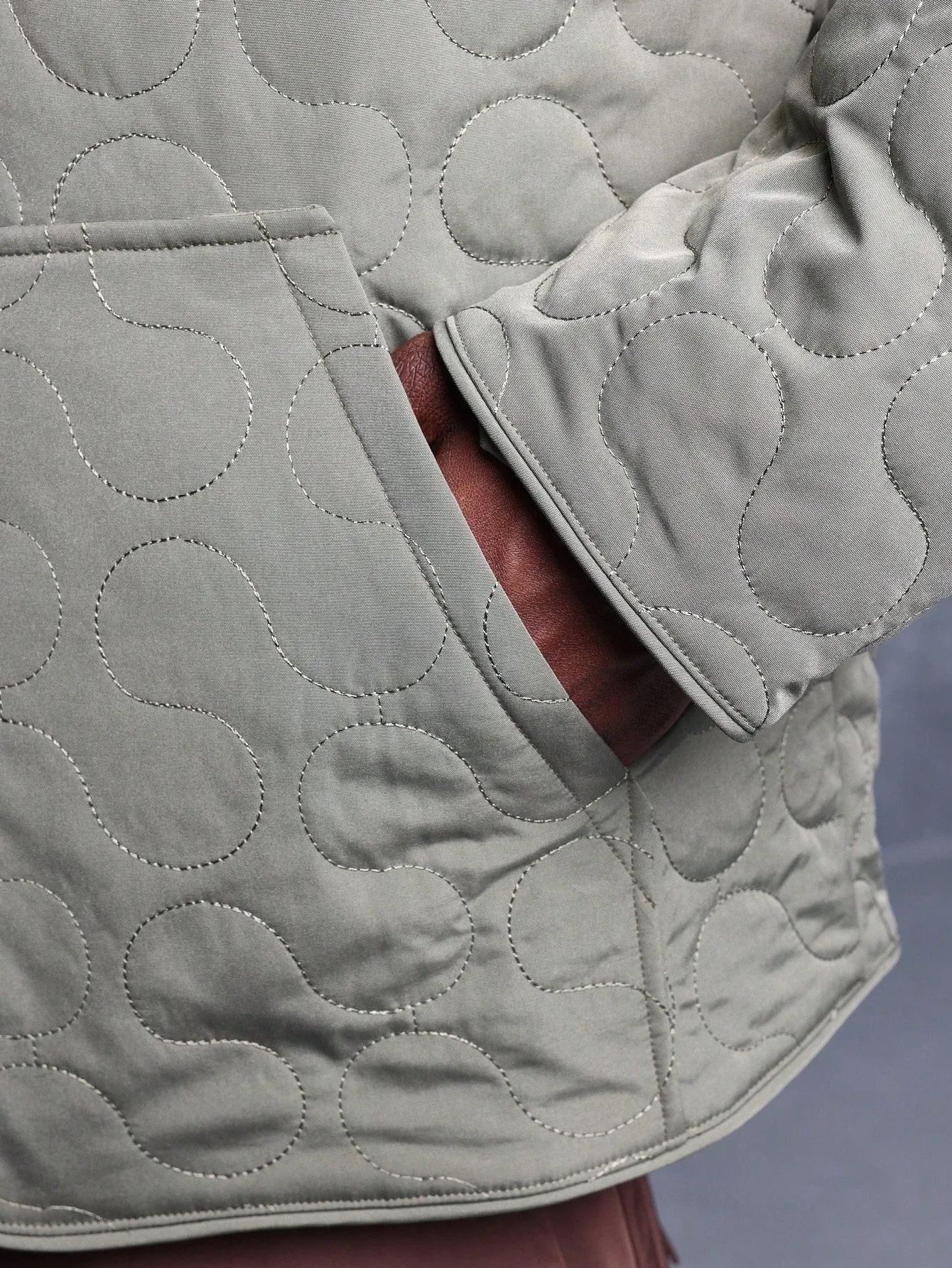 Regular Fit Quilted Lightweight Jacket