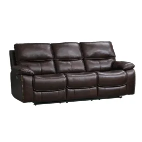 RelaxMax Power Reclining Sofa - Leather Match