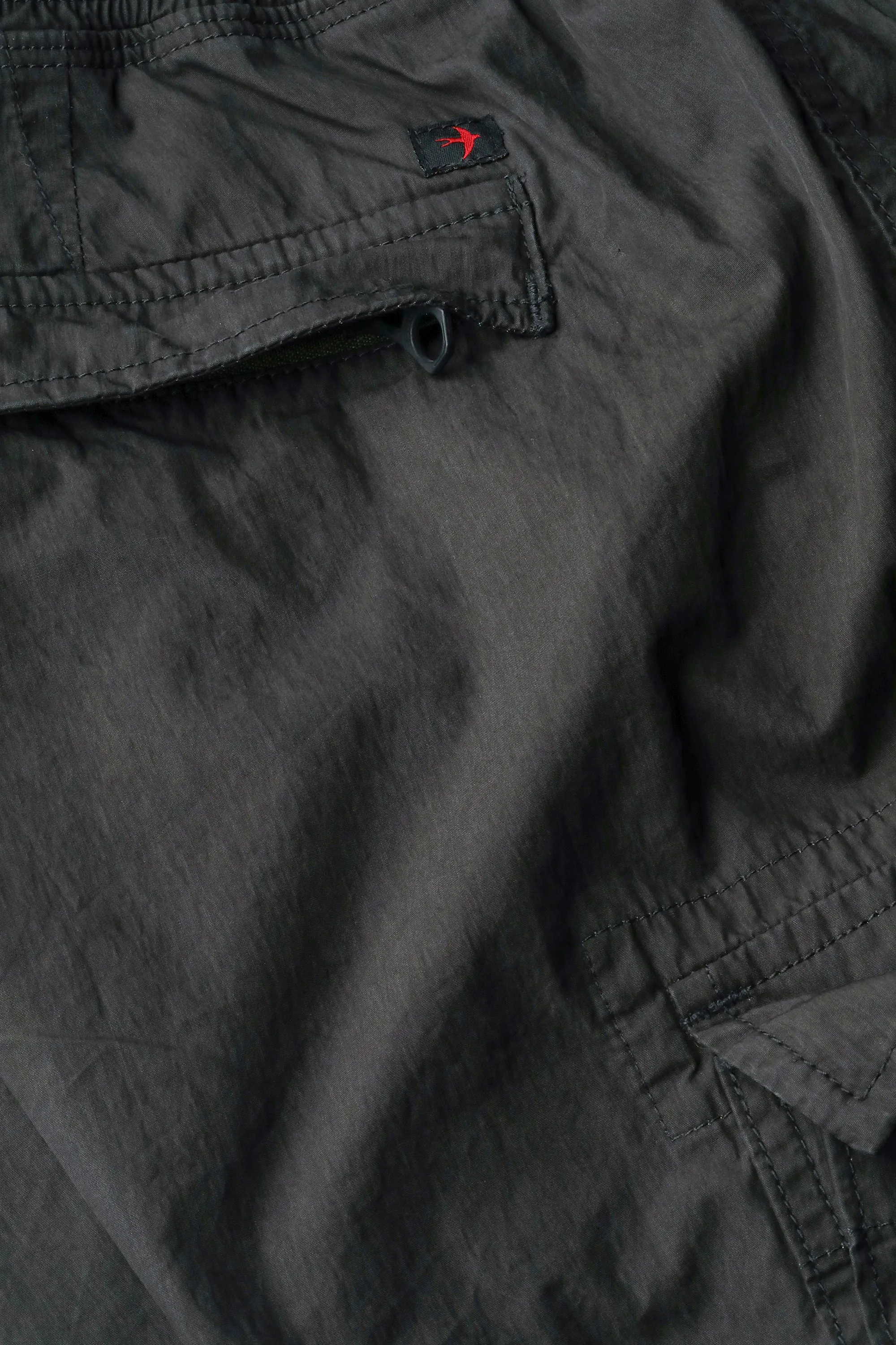 Relwen Charcoal Grey Drawstring Cargo Pant