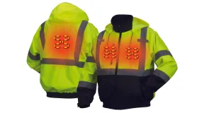 RJ31H Series Waterproof Heated Work Jacket with Removable Fleece Liner