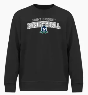 Saint Bridget Basketball BSN SPORTS Youth Cotton Rich Fleece Crew Neck