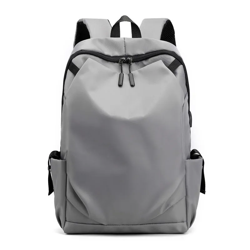 Simple Backpack Men's New Large Capacity Casual Travel Backpack Junior High School Student Computer Backpack Wholesale