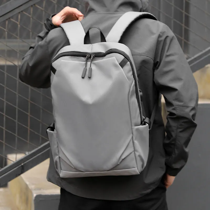 Simple Backpack Men's New Large Capacity Casual Travel Backpack Junior High School Student Computer Backpack Wholesale